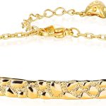 MEVECCO Gold Tiny Pearl Bracelet,14K Gold Plated Cute Beaded Freshwater Cultured Pearls Tiny Charm Dainty Handmade Bracelet for Women